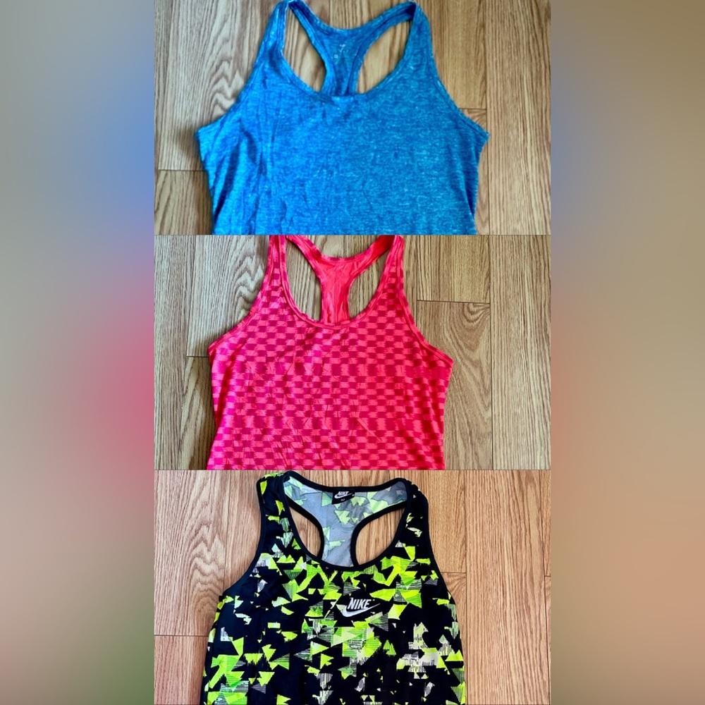 3 medium Nike Racerback Tank Top - Women's